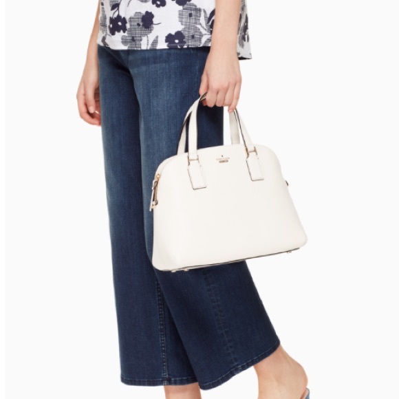 NWT kate spade Cameron Street Lottie satchel ivory - Picture 2 of 7